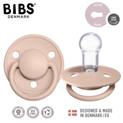 Smoczek uspokajający silikonowy BIBS DE LUX BLUSH